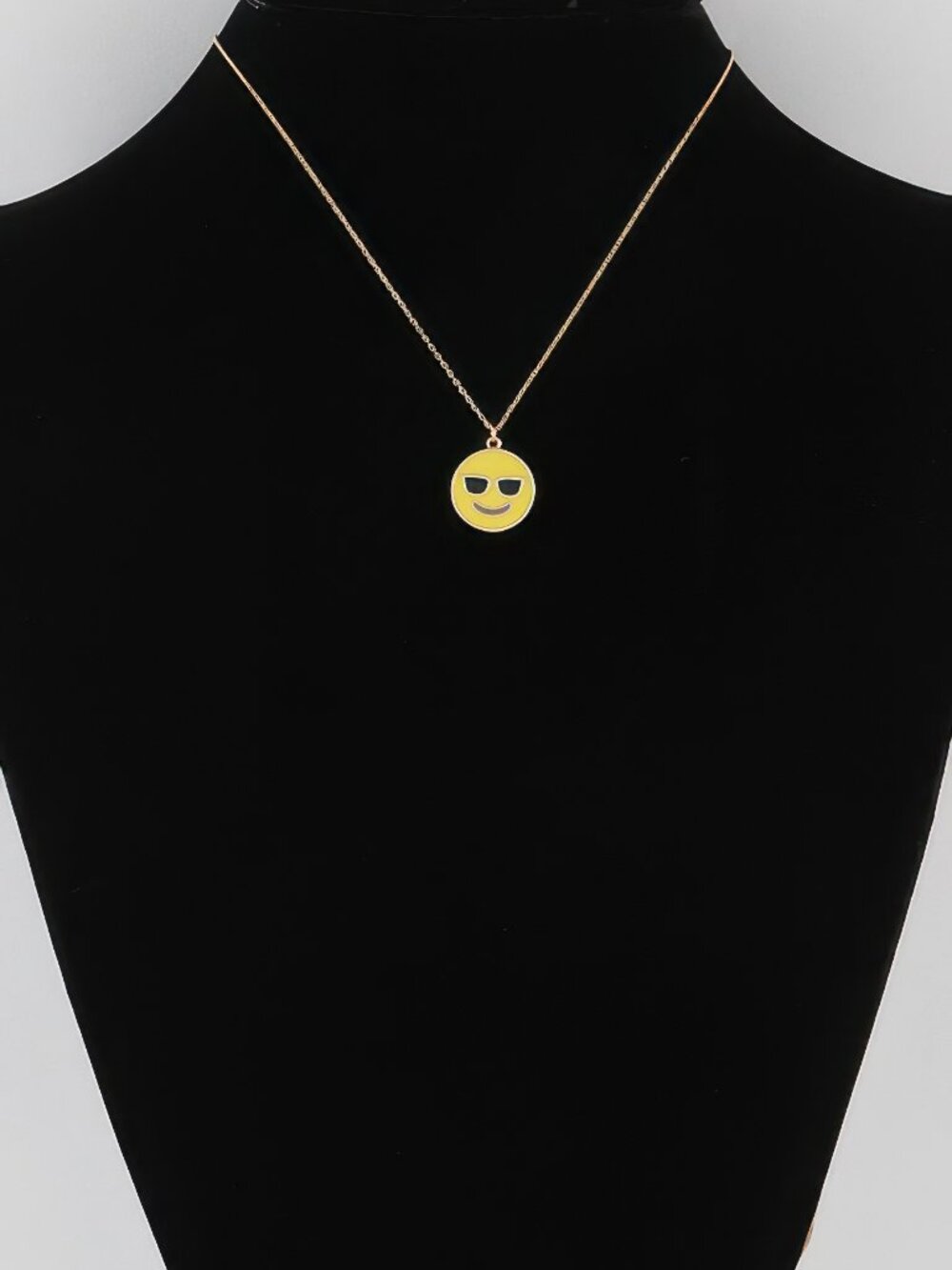 Sunglasses Face Emoji Necklace